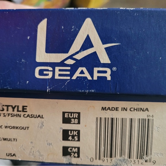 LA Gear White Leather, Size 7, NIB - Picture 4 of 6